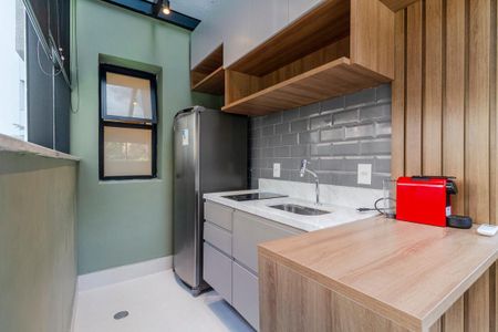 Studio para alugar com 27m², 1 quarto e sem vagaCozinha