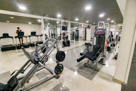 Apartamento para alugar com 48m², 1 quarto e 1 vaga Apartamento para alugar com 48m², 1 quarto e 1 vagaÁrea comum - Academia