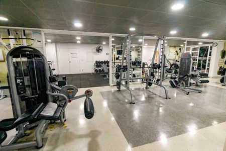 Apartamento para alugar com 48m², 1 quarto e 1 vaga Apartamento para alugar com 48m², 1 quarto e 1 vagaÁrea comum - Academia