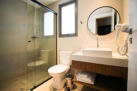 Studio à venda com 27m², 1 quarto e sem vaga Studio à venda com 27m², 1 quarto e sem vagaBanheiro