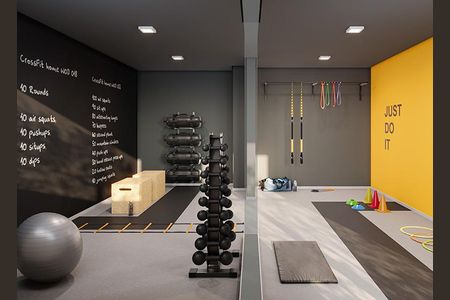 Apartamento para alugar com 32m², 1 quarto e sem vaga Apartamento para alugar com 32m², 1 quarto e sem vagaÁrea comum - Academia