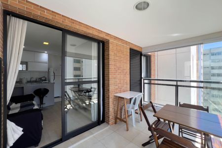 Studio para alugar com 35m², 1 quarto e 1 vagaVaranda