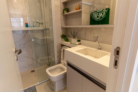 Apartamento à venda com 53m², 2 quartos e 1 vagaBanheiro Suíte Americana