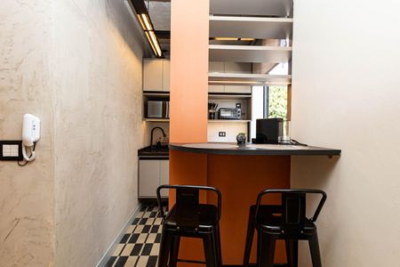 Studio para alugar com 28m², 1 quarto e sem vaga Studio para alugar com 28m², 1 quarto e sem vagaCozinha