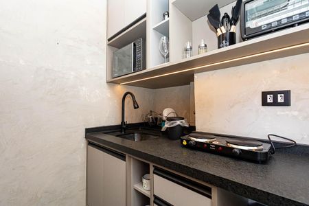 Studio para alugar com 28m², 1 quarto e sem vaga Studio para alugar com 28m², 1 quarto e sem vagaCozinha