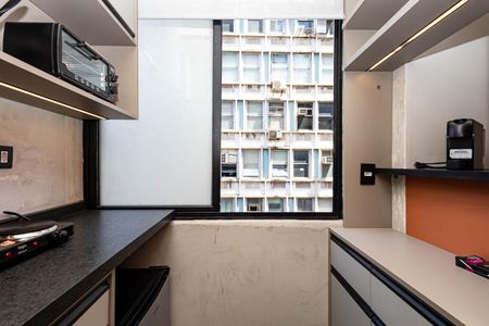 Studio para alugar com 28m², 1 quarto e sem vaga Studio para alugar com 28m², 1 quarto e sem vagaCozinha