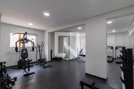 Apartamento para alugar com 38m², 1 quarto e 1 vaga Apartamento para alugar com 38m², 1 quarto e 1 vagaÁrea comum - Academia