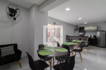 Apartamento para alugar com 38m², 1 quarto e 1 vaga Apartamento para alugar com 38m², 1 quarto e 1 vagaÁrea comum - Salão de Festas