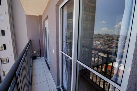 Studio para alugar com 28m², 1 quarto e sem vagaVista varanda do quarto