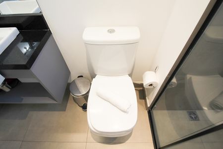 Studio para alugar com 22m², 1 quarto e sem vaga Studio para alugar com 22m², 1 quarto e sem vagaBanheiro