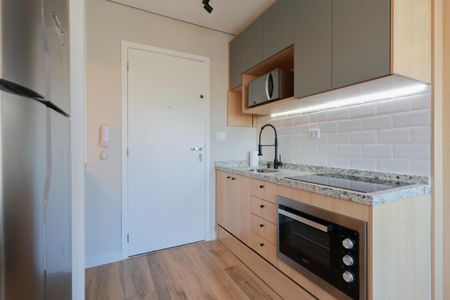 Studio para alugar com 27m², 1 quarto e sem vaga Cozinha e área de serviço