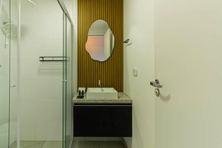 Studio para alugar com 25m², 1 quarto e sem vaga Studio para alugar com 25m², 1 quarto e sem vagaBanheiro