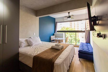 Studio para alugar com 25m², 1 quarto e sem vaga Studio para alugar com 25m², 1 quarto e sem vagaSala/Quarto