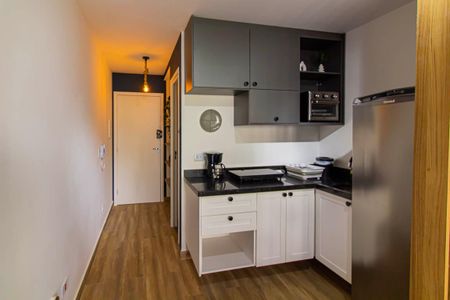 Studio para alugar com 25m², 1 quarto e sem vaga Studio para alugar com 25m², 1 quarto e sem vagaCozinha