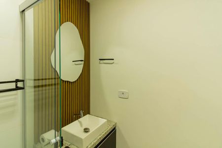 Studio para alugar com 25m², 1 quarto e sem vaga Studio para alugar com 25m², 1 quarto e sem vagaBanheiro