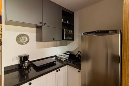 Studio para alugar com 25m², 1 quarto e sem vaga Studio para alugar com 25m², 1 quarto e sem vagaCozinha