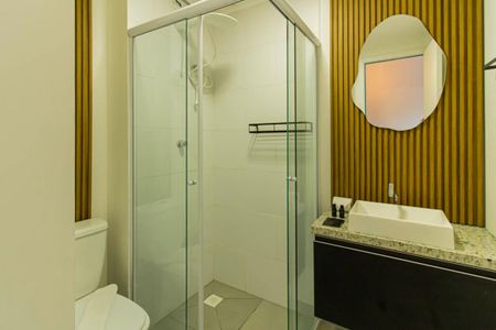 Studio para alugar com 25m², 1 quarto e sem vaga Studio para alugar com 25m², 1 quarto e sem vagaBanheiro