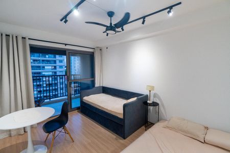 Studio para alugar com 27m², 1 quarto e sem vaga Studio para alugar com 27m², 1 quarto e sem vagaSala
