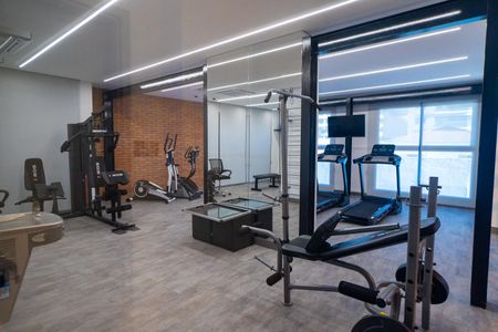 Studio para alugar com 27m², 1 quarto e sem vaga Studio para alugar com 27m², 1 quarto e sem vagaÁrea comum - Academia