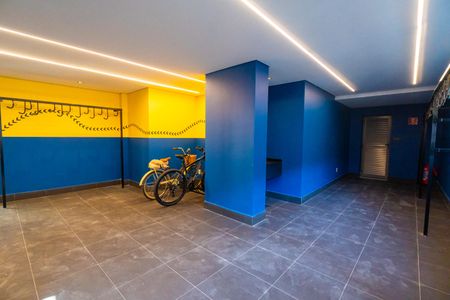 Studio para alugar com 27m², 1 quarto e sem vaga Studio para alugar com 27m², 1 quarto e sem vagaÁrea comum - Bicicletário