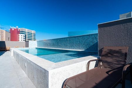 Studio para alugar com 27m², 1 quarto e sem vaga Studio para alugar com 27m², 1 quarto e sem vagaÁrea comum - Piscina