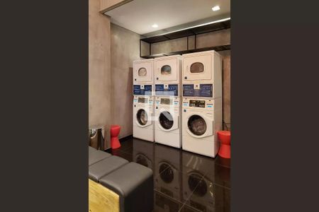 Studio para alugar com 42m², 1 quarto e 1 vagaLavanderia