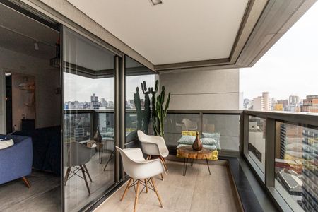 Studio para alugar com 42m², 1 quarto e 1 vagaVaranda