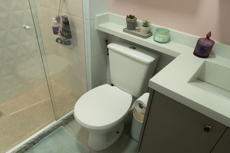 Apartamento à venda com 55m², 2 quartos e 1 vaga Apartamento à venda com 55m², 2 quartos e 1 vagaBanheiro da Suíte