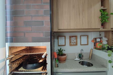 Apartamento à venda com 77m², 3 quartos e 2 vagasÁrea gourmet