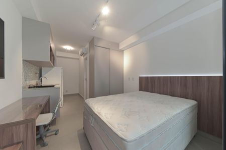 Studio para alugar com 25m², 1 quarto e sem vaga Studio para alugar com 25m², 1 quarto e sem vagaQuarto