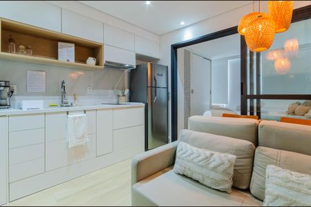 Studio à venda com 26m², 1 quarto e sem vagaSala