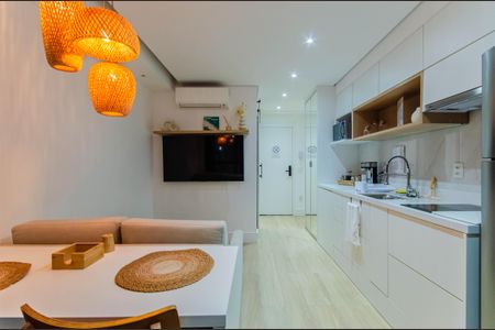 Studio à venda com 26m², 1 quarto e sem vagaSala