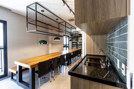 Apartamento à venda com 34m², 1 quarto e sem vagaÁrea comum - Salão de festas