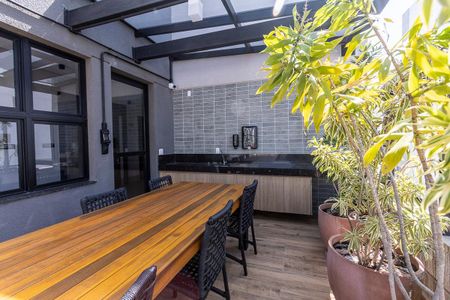 Apartamento à venda com 34m², 1 quarto e sem vagaÁrea comum - Salão de festas