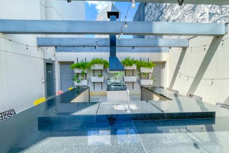 Studio para alugar com 37m², 1 quarto e sem vaga Studio para alugar com 37m², 1 quarto e sem vagaÁrea comum - Churrasqueira