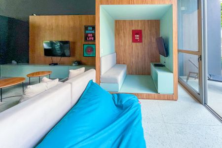 Studio para alugar com 37m², 1 quarto e sem vaga Studio para alugar com 37m², 1 quarto e sem vagaÁrea comum - Salão de jogos