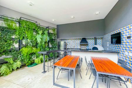 Studio para alugar com 37m², 1 quarto e sem vaga Studio para alugar com 37m², 1 quarto e sem vagaÁrea comum - Churrasqueira