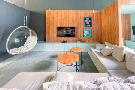 Studio para alugar com 37m², 1 quarto e sem vaga Studio para alugar com 37m², 1 quarto e sem vagaÁrea comum - Salão de jogos