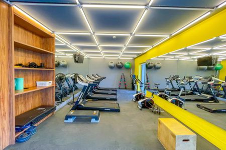 Studio para alugar com 37m², 1 quarto e sem vaga Studio para alugar com 37m², 1 quarto e sem vagaÁrea comum - Academia