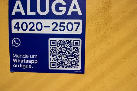 Studio para alugar com 26m², 1 quarto e sem vagaFachada/Plaquinha