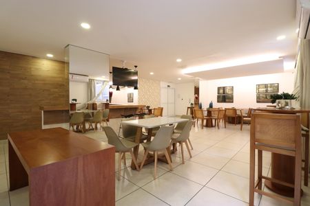 Apartamento para alugar com 64m², 2 quartos e 1 vagaÁrea comum - Salão de festas