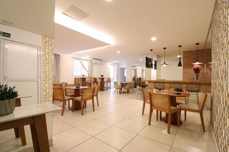 Apartamento para alugar com 64m², 2 quartos e 1 vagaÁrea comum - Salão de festas