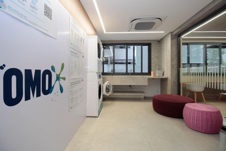 Studio para alugar com 21m², 1 quarto e sem vagaÁrea comum - Lavanderia