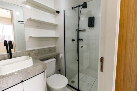 Apartamento para alugar com 24m², 1 quarto e sem vagaBanheiro da Suíte
