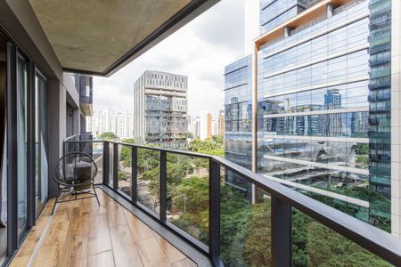 Studio para alugar com 44m², 1 quarto e 1 vagaVaranda