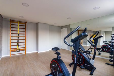 Apartamento para alugar com 41m², 2 quartos e 1 vaga Apartamento para alugar com 41m², 2 quartos e 1 vagaÁrea comum - Academia