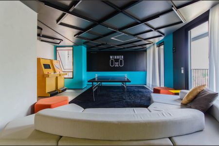 Studio para alugar com 22m², 1 quarto e sem vaga Studio para alugar com 22m², 1 quarto e sem vagaÁrea comum - Salão de Jogos