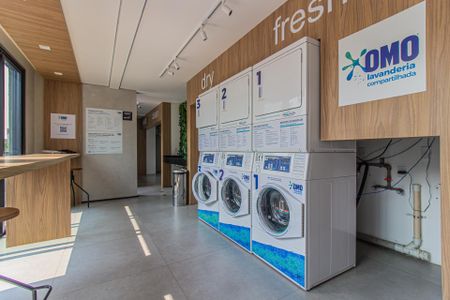 Studio para alugar com 22m², 1 quarto e sem vaga Studio para alugar com 22m², 1 quarto e sem vagaÁrea comum - Lavanderia