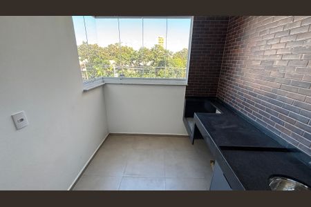 Varanda da Sala de apartamento para alugar com 2 quartos, 59m² em Jardim, Santo André