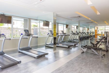 Studio para alugar com 25m², 1 quarto e 1 vaga Studio para alugar com 25m², 1 quarto e 1 vagaÁrea comum - Academia